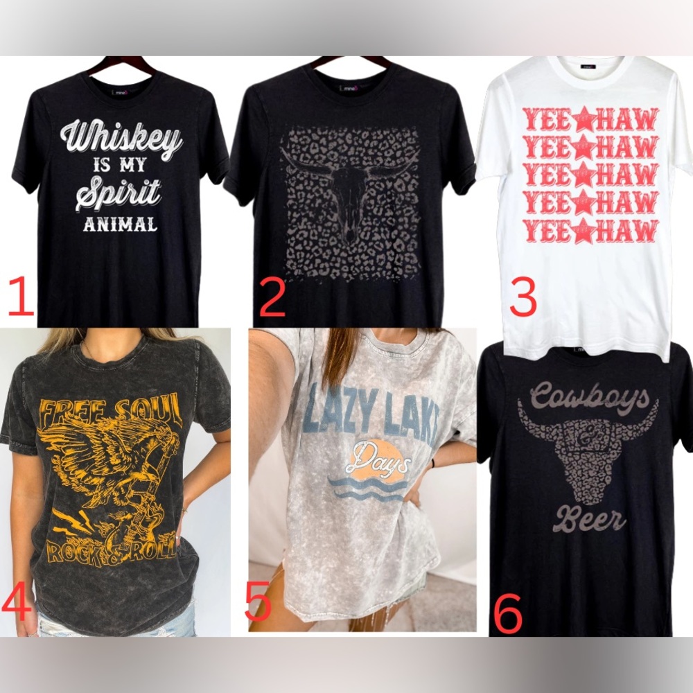BOUTIQUE CLOSE OUT TEE SHIRTS